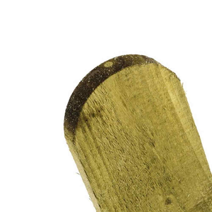 1.2m x 75x19mm Round Top Picket Pale - Pressure Treated Green/Natural