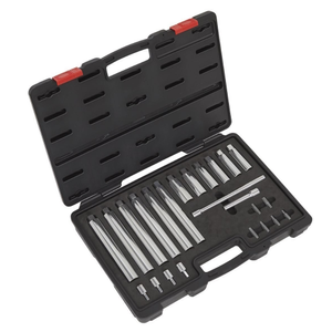 Sealey VS0332 Suspension Strut Socket Set 24pc Chrome Vanadium Steel
