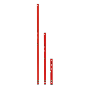 Milwaukee 4932459379 REDSTICK 3 Piece Slim Box Level Set 600mm, 1200mm & 1800mm