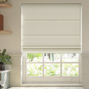 Soft Chevron, Cream - Twist&Fit Roman Blind