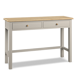 Henley Natural Oak and Stone Painted Hardwood Dressing Table