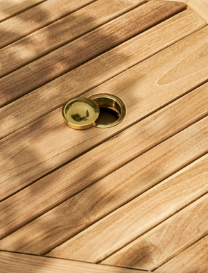 Lazy Susan 60cm - Teak, Natural