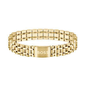 BOSS by Hugo Boss Jewellery Gold Steel Men's Link Bracelet - 1580645