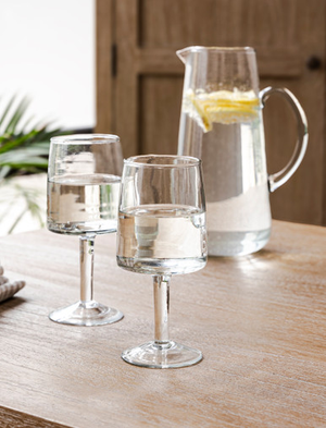 Fonthill Wine Glasses - Glass, Clear, Set of 4