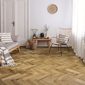 90mm Engineered Brushed & UV Oiled Natural Charnwood Oak Parquet Block Wood Flooring SAMPLE - First 6 samples are free