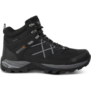 Regatta Mens Samaris III Waterproof Walking Boots - 11 UK / Black Granite