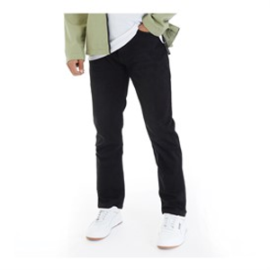 Avant Garde Mens Harlow Regular Fit Stretch Jeans Black
