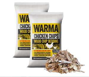 Premium Chicken Wood Chips 70Ltr x2 Bags