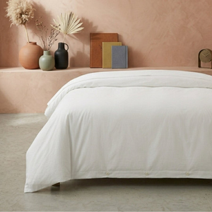 200TC 100% Cotton Duvet Cover Sets - Buttoned