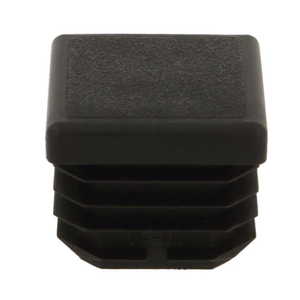 Black Plastic End Caps 25mm x 25mm Square Tube 
