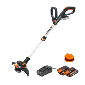 WORX 20V 2-in-1 Line Trimmer / Edger | 2x 2Ah POWERSHARE Kit | WG163E.3