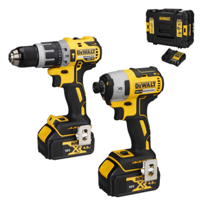 DCK266M2T-GB 18V Combi Drill and Impact Driver with 2 x 4.0Ah Batteries