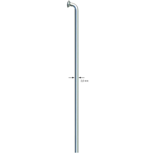Leader Silver J-Bend Cut/Threaded 80mm - 310mm 297mm