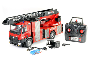 Huina Radio Control RC Fire Truck with Ladder and Hose1/14th Scale 2.4G CY1561