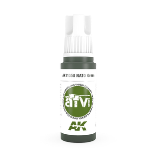 AK Interactive 11358 NATO Green 17ml AFV 3G Acrylic Model Paint