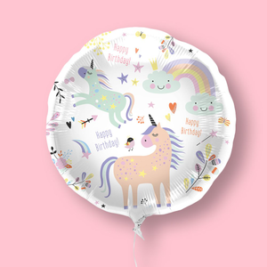 Moonpig Unicorns & Rainbows Balloon