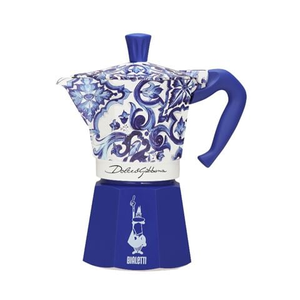 Bialetti - Dolce & Gabbana Moka Express Espresso Maker Mediterranean Blue 6 Cup