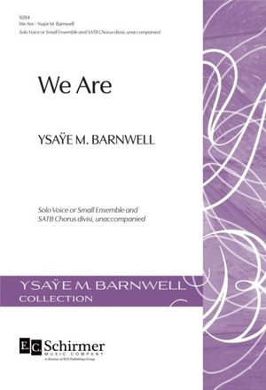 We Are - SATBB w/ Solo or Small Ensemble