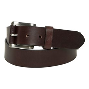 Crew Clothing Mens Pembroke Leather Roller Belt Chocolate