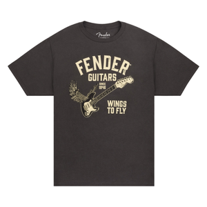 Fender Wings To Fly T-Shirt, Vintage Black, XL