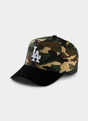 New Era MLB 9Forty A-Frame Los Angeles Dodgers Camo Cord Snapback Cap