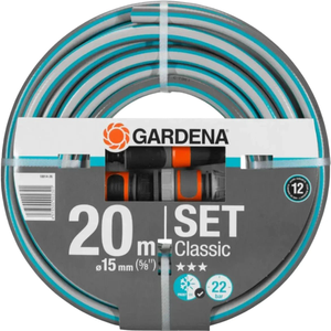 Gardena 20M Classic Hose Starter Set 5/8" -18014