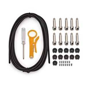 Solderless Jack Patch Cable Set by Gear4music, 10 Pack