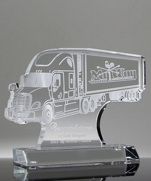 Semi Truck Acrylic Award