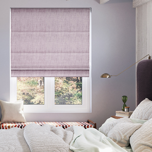 Rhea, Grape - Twist&Fit Roman Blind