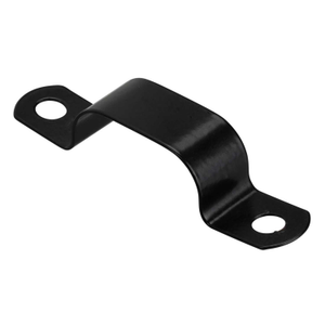 10.6mm - 11.1mm Double Cable Fixing Saddle Black (Pack of 50)