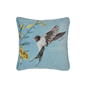 Botanical Birds Cushion 45cm x 45cm, Multi