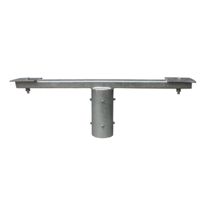 Kingfisher STM289 Twin Stirrup Mounted Floodlight Bracket Hot Dipped Galvanised Finish