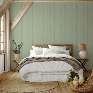 Belgravia Decor Beaded Wood Panel Sage Wallpaper - 5910