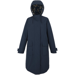Regatta Womens Orla Kiely Longline Waterproof Hooded Jacket - 24 / Navy