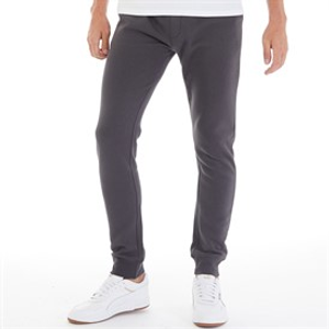 Kangaroo Poo Mens Regular Fit Cuffed Fleece Joggers Magnet