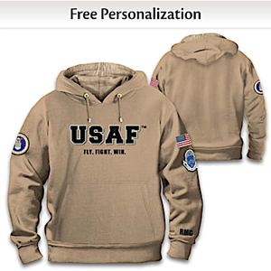 U.S. Air Force Personalized Men's Hoodie Size XX-Large