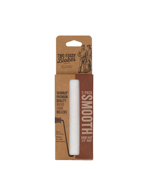 Two Fussy Blokes Smooth Roller Sleeves - 6 Inch - 3 Pack