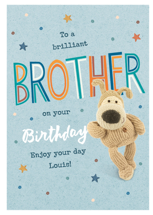 Boofle To A Brilliant Brother On Your Birthday Card
