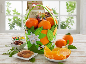 Bees & Blossoms Felt Gift Basket