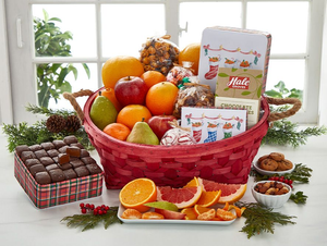 Deluxe Happy Holidays Basket