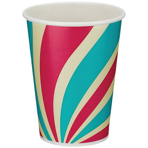 Go-Chill Single Wall PE lined Paper Cold Cup, 350ml, Assorted, Pack of 1000