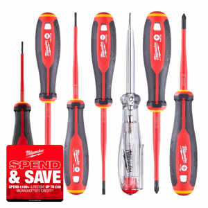 Milwaukee 4932478739 Tri-Lobe VDE Screwdriver PH Set (7 Pieces)