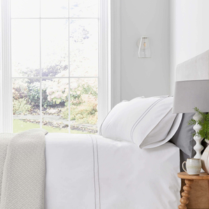 Catherine Duvet Cover, Cloud Grey