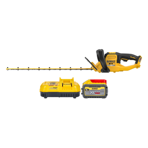 Dewalt DCMHT573X1 54V XR FLEXVOLT 65cm Cordless Brushless Hedge Trimmer With 1 x 9.0Ah Battery & Charger