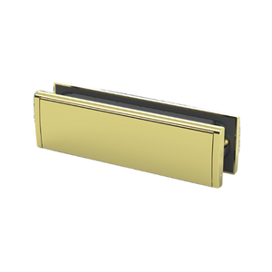 Rutland RLP TS008 Intumescent Letterbox 311.4mm - 30 mins - Polished Brass