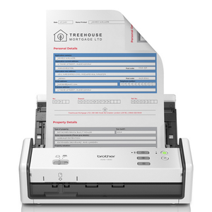 Brother Portable Document Scanner ADS-1300 600 x 600 dpi White