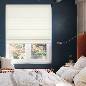 Akoya Faux Silk, Lustre Chalk - Twist&Fit Roman Blind