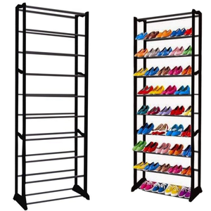 Metal Shoe Rack - 30 Pairs 