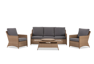 LUAU 4 Piece Outdoor Lounge Setting