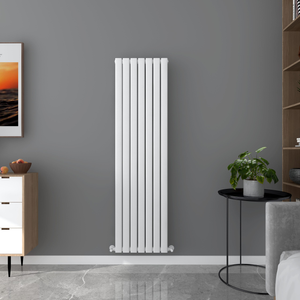 Milan Designer Vertical Flat Panel Radiator - Various Sizes - White - 490